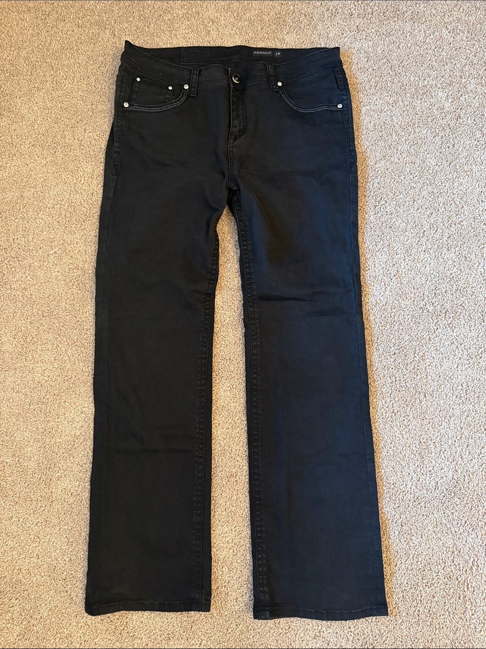 Grace in LA black Straight-Leg Jeans women’s size 19 stretch